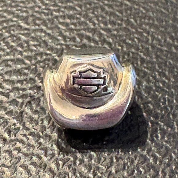 HARLEY DAVIDSON COWBOY HAT STERLING SILVER RIDE BEAD - Picture 1 of 4